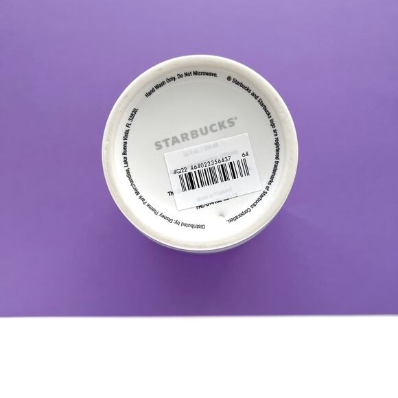 Disney Starbucks Magic Kingdom Tumbler - Porcelain Travel Mug Mickey Mouse - Picture 7 of 10